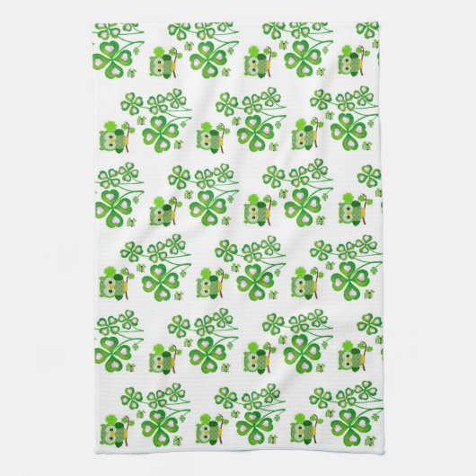 St. Patrick's Day Kitchen Handtuchschale Geschirrtuch (Vertikal)
