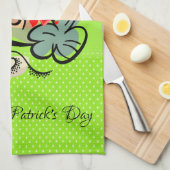 St. Patrick's Day Kitchen Handtuchtuch Rainbow Geschirrtuch (Viertel Falte)