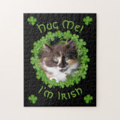 St. Patrick's Day Kitten Hug Puzzle (Vertikal)