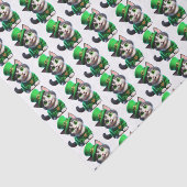 St. Patrick's Day Kitten Seidenpapier (Ausschnitt)