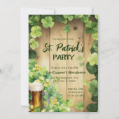 St. Patrick's Day | Klee | PARTY EINLADUNG (Vorderseite)