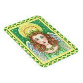ST. PATRICK'S DAY KLEEBLATT ANGEL, IRISH SESSINGS MAGNET (Rechte Seite)
