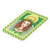ST. PATRICK'S DAY KLEEBLATT ANGEL, IRISH SESSINGS MAGNET (Linke Seite)