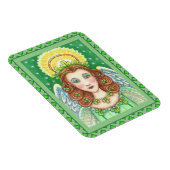 ST. PATRICK'S DAY KLEEBLATT ANGEL, IRISH SESSINGS MAGNET (Rechte Seite)