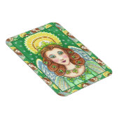 ST. PATRICK'S DAY KLEEBLATT ANGEL, IRISH SESSINGS MAGNET (Rechte Seite)