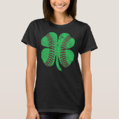 St Patricks Day Kleeblatt Baseball Saint Paddy's K T-Shirt (Vorderseite)