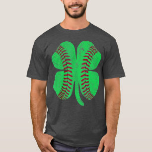 St Patricks Day Kleeblatt Baseball Saint Paddys Ki T-Shirt