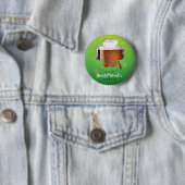 St. Patrick's Day Kleeblatt Beer Button (Beispiel)