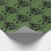St Patrick's Day Kleeblatt Bouquet Wrapping Paper Geschenkpapier (Ecke)