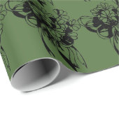St Patrick's Day Kleeblatt Bouquet Wrapping Paper Geschenkpapier (Rolleneckpunkt)