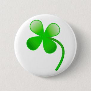 St. Patrick's Day Kleeblatt Button