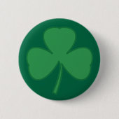 St. Patrick's Day Kleeblatt Button Button (Vorderseite)