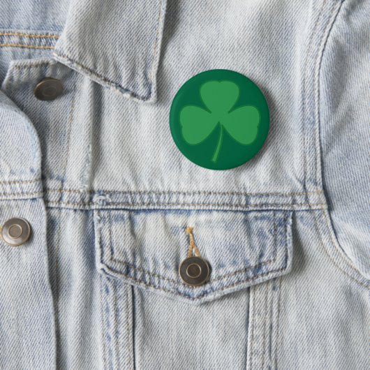 St. Patrick's Day Kleeblatt Button Button (Beispiel)