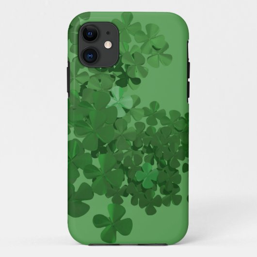 St. Patrick's Day Kleeblatt Case-Mate iPhone Hülle (Rückseite)