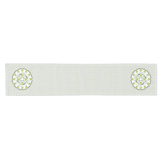 St. Patrick's Day Kleeblatt Celtic Inspiriert Must Kurzer Tischläufer (Horizontal)