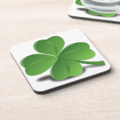St. Patrick's Day Kleeblatt Clover Cork Untersetze Untersetzer (Linke Seite)