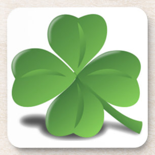 St. Patrick's Day Kleeblatt Clover Cork Untersetze Untersetzer