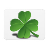 St. Patrick's Day Kleeblatt Clover Flexible Magnet (Horizontal)