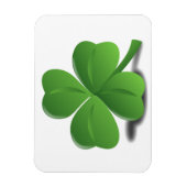 St. Patrick's Day Kleeblatt Clover Flexible Magnet (Vertikal)
