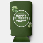 St. Patrick's Day Kleeblatt Clover Green Selters Dosenkühler (Vorderseite)
