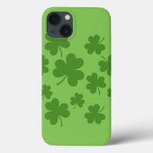 St Patrick's Day Kleeblatt Clover Pattern Case-Mate iPhone Hülle (Rückseite)
