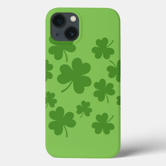 St Patrick's Day Kleeblatt Clover Pattern Case-Mate iPhone Hülle (Rückseite)