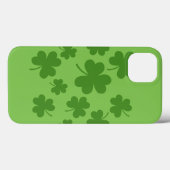 St Patrick's Day Kleeblatt Clover Pattern Case-Mate iPhone Hülle (Rückseite (Horizontal))