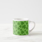 St Patrick's Day Kleeblatt Clover Pattern Espressotasse (Rechts)
