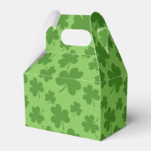 St Patrick's Day Kleeblatt Clover Pattern Geschenkschachtel (Vorderseite)