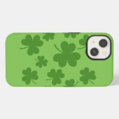 St Patrick's Day Kleeblatt Clover Pattern iPhone Hülle (Rückseite (Horizontal))
