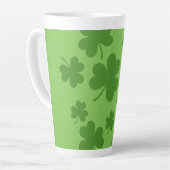 St Patrick's Day Kleeblatt Clover Pattern Milchtasse (Linke Ecke)