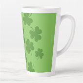 St Patrick's Day Kleeblatt Clover Pattern Milchtasse (Rechts)