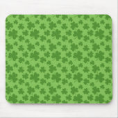 St Patrick's Day Kleeblatt Clover Pattern Mousepad (Vorne)