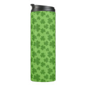 St Patrick's Day Kleeblatt Clover Pattern Thermosbecher (Nach rechts gedreht)