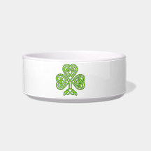 St. Patrick's Day Kleeblatt Clover Pet Bowl