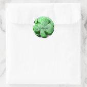 St. Patrick's Day Kleeblatt Cookies Runder Aufkleber (Tasche)