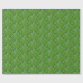 St. Patrick's Day Kleeblatt Curly Green Geschenkpapier (Flach)