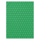 St. Patrick's Day Kleeblatt Curly Green Tischdecke (Vorderseite)