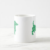 St Patricks Day Kleeblatt Dackel Kaffeetasse (Mittel)
