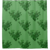 St. Patrick's Day Kleeblatt Duschvorhang (Vorderseite)