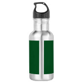 St. Patrick's Day Kleeblatt Edelstahlflasche (Rückseite)