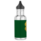 St. Patrick's Day Kleeblatt Edelstahlflasche (Links)