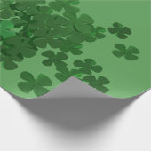 St. Patrick's Day Kleeblatt Geschenkpapier (Ecke)