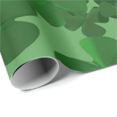 St. Patrick's Day Kleeblatt Geschenkpapier (Rolleneckpunkt)