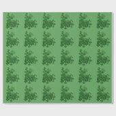 St. Patrick's Day Kleeblatt Geschenkpapier (Flach)