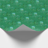 St. Patrick's Day Kleeblatt Geschenkpapier (Ecke)