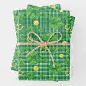 St. Patrick's Day Kleeblatt Geschenkpapier Set (Beispiel)