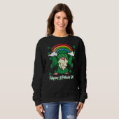 St Patrick's Day Kleeblatt Gnome Shenanigans mit m Sweatshirt (Vorne ganz)
