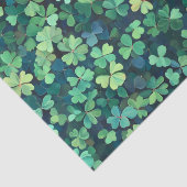 St. Patrick's Day Kleeblatt Green Clover Seidenpapier (Detail)