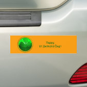 ST. PATRICK'S DAY KLEEBLATT Green Gold Autoaufkleber (Auf Auto)